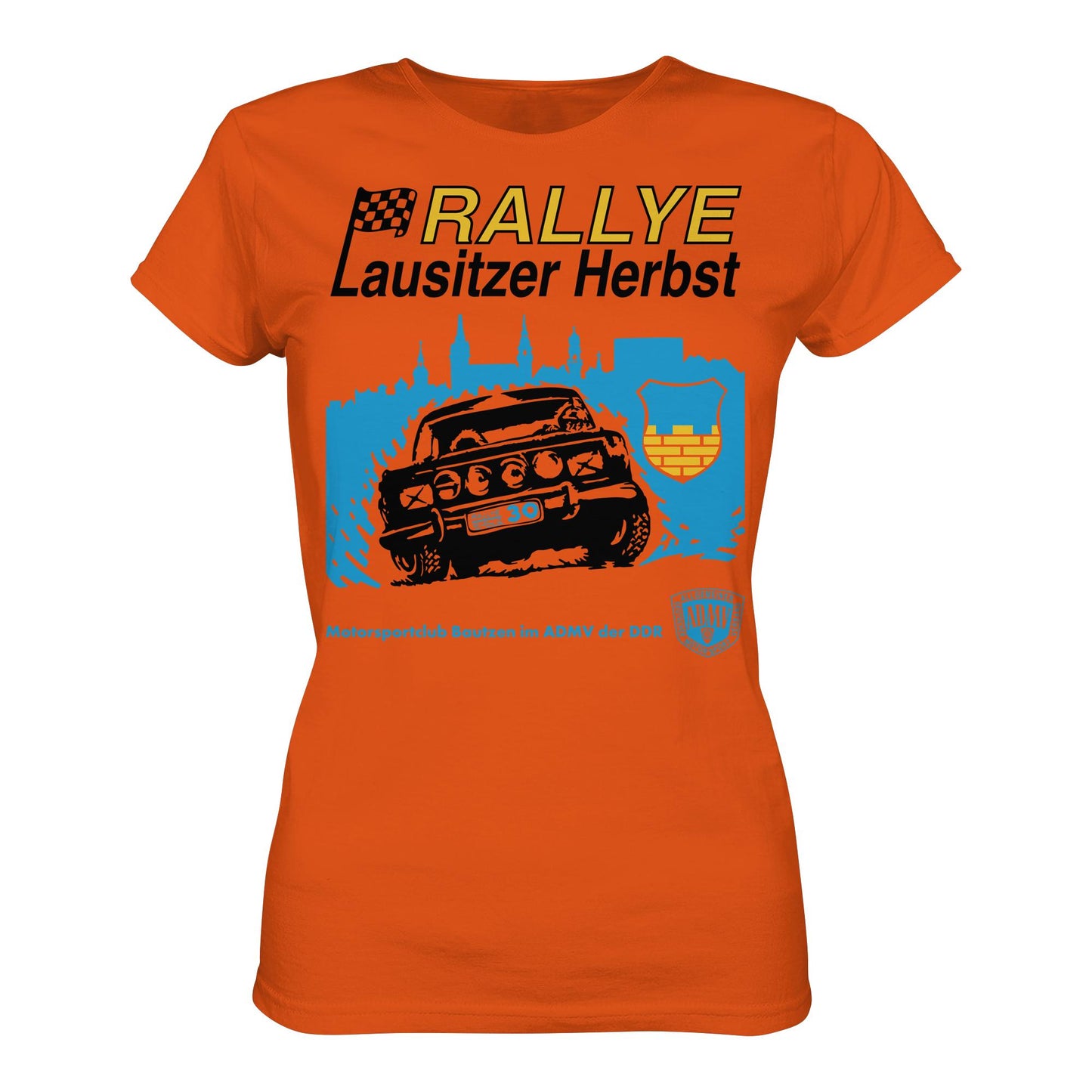 DDR Ostalgie Shirt Mädels • RALLYE LAUSITZER HERBST, MOTORSPORTCLUB BAUTZEN