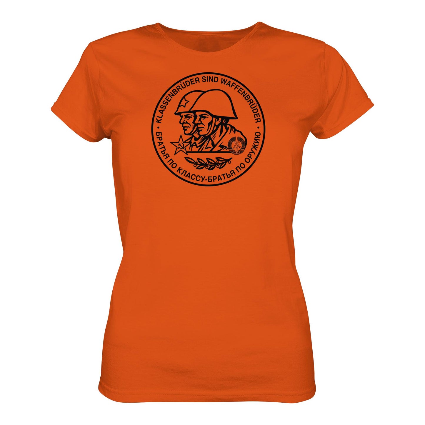 DDR Ostalgie Shirt Mädels • KLASSENBRÜDER SIND WAFFENBRÜDER (NVA)