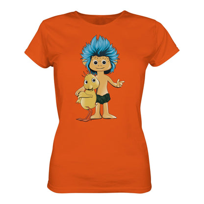 DDR Ostalgie Shirt Mädels • UNSER SANDMÄNNCHEN - PLUMPS & KÜKEN