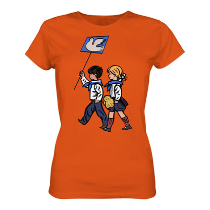 DDR Ostalgie Shirt Mädels • KLEINE WEISSE FRIEDENSTAUBE - ILLUSTRATION UNSERE FIBEL