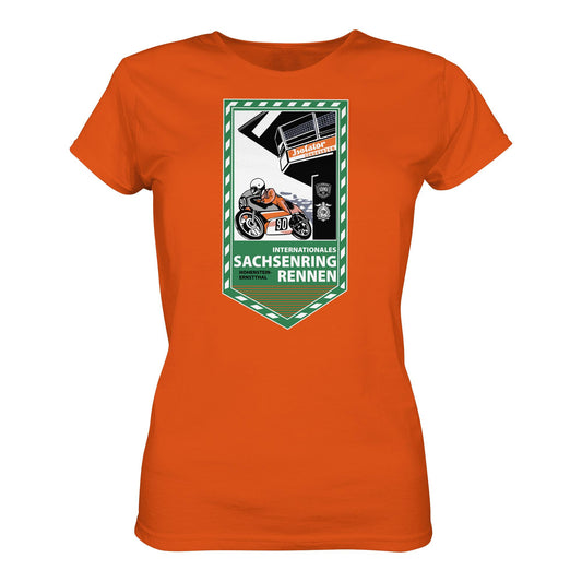 DDR Ostalgie Shirt Mädels • SACHSENRING-RENNEN ZWICKAU 1990 (ORIGINAL-WIMPEL)