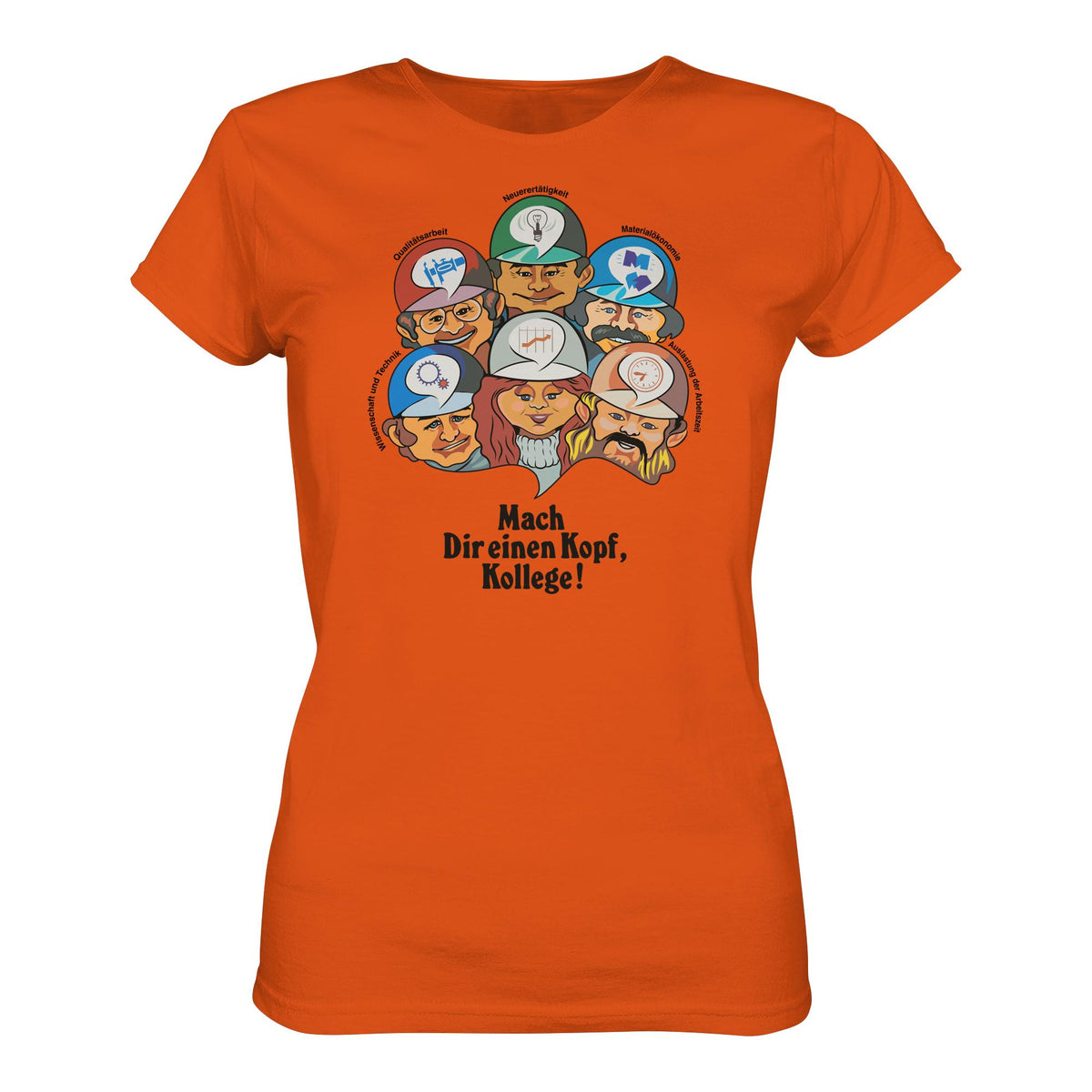 DDR Ostalgie Shirt Mädels • MACH DIR EINEN KOPF, KOLLEGE