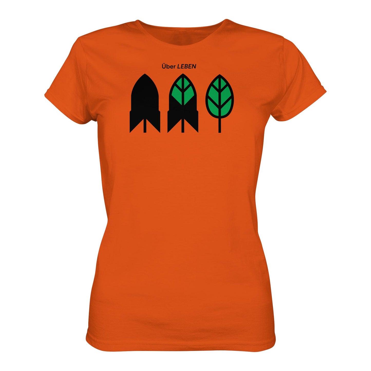 DDR Ostalgie Shirt Mädels • ÜBER LEBEN (ORIGINAL FRIEDENS-PLAKAT)