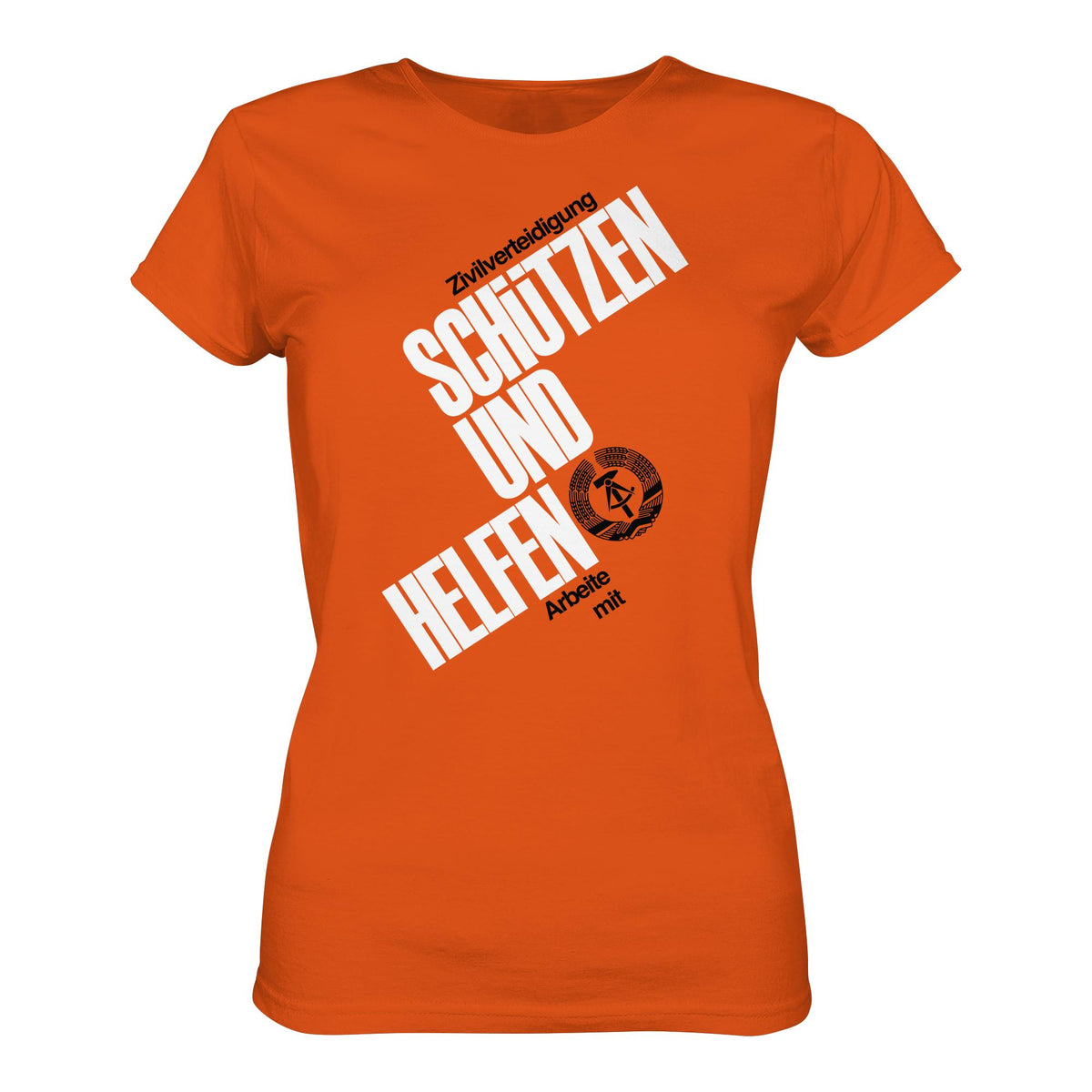 DDR-ZIVILVERTEIDIGUNG (ORIGINAL-PLAKAT) | DDR Ostalgie Shirt Mädels
