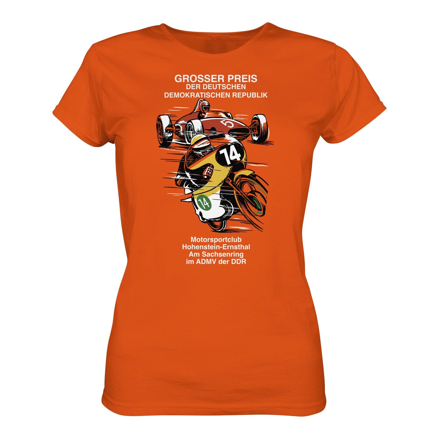 DDR Ostalgie Shirt Mädels • MOTORSPORT HOHENSTEIN-ERNSTHAL - GROSSER PREIS DER DDR