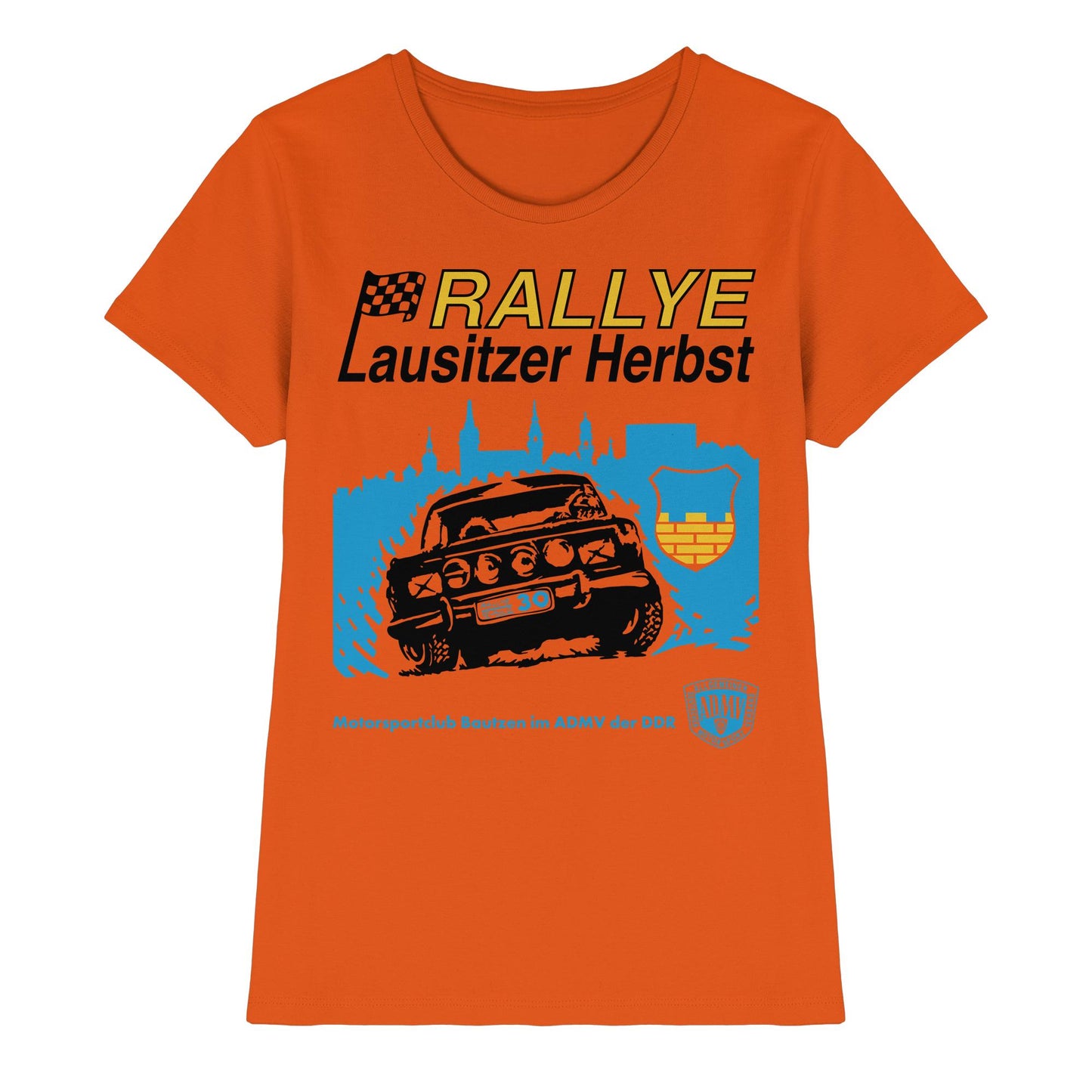 DDR Ostalgie Shirt Mädels • RALLYE LAUSITZER HERBST, MOTORSPORTCLUB BAUTZEN