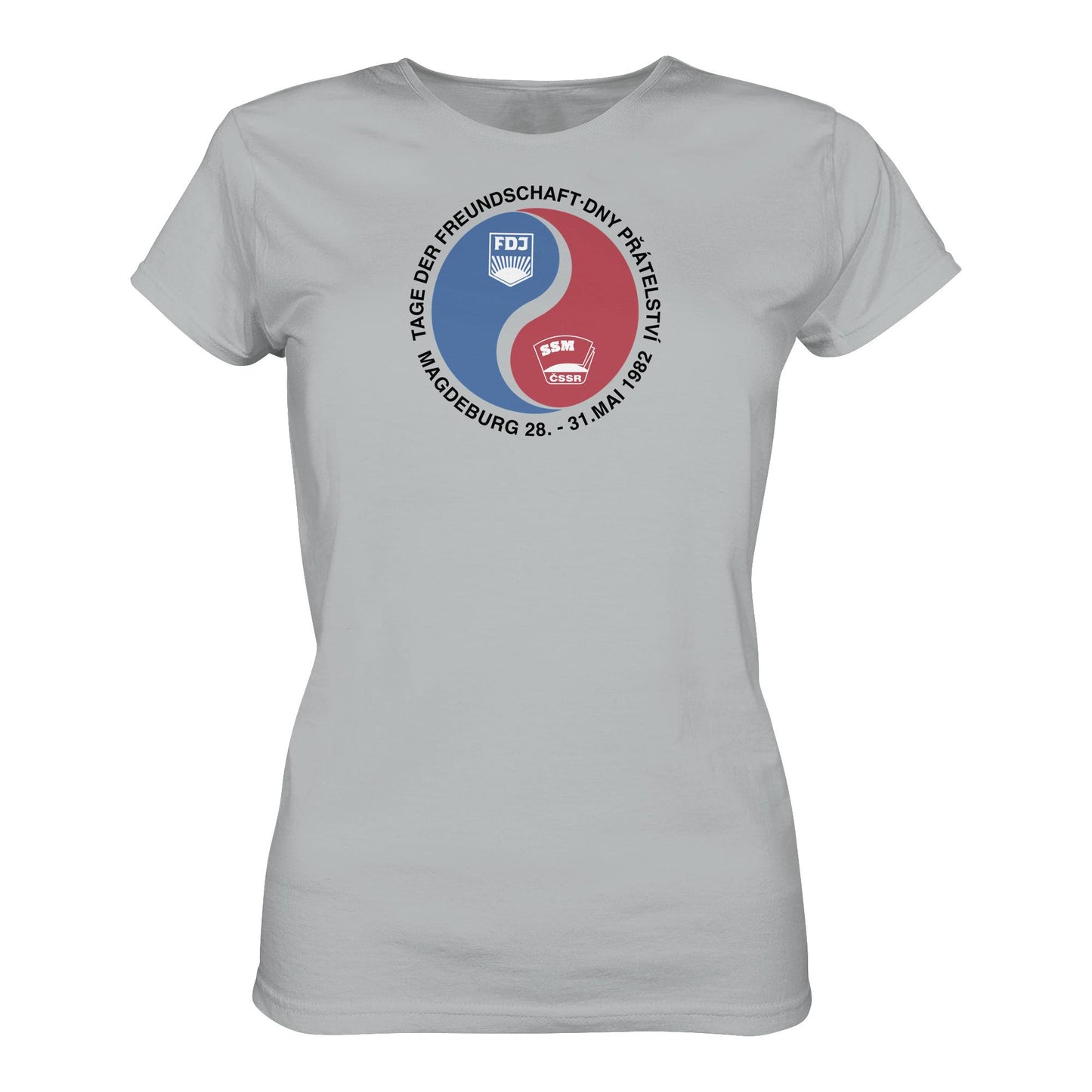 DDR Ostalgie Shirt Mädels • TAG DER FREUNDSCHAFT MAGDEBURG 1982 DDR-CSSR