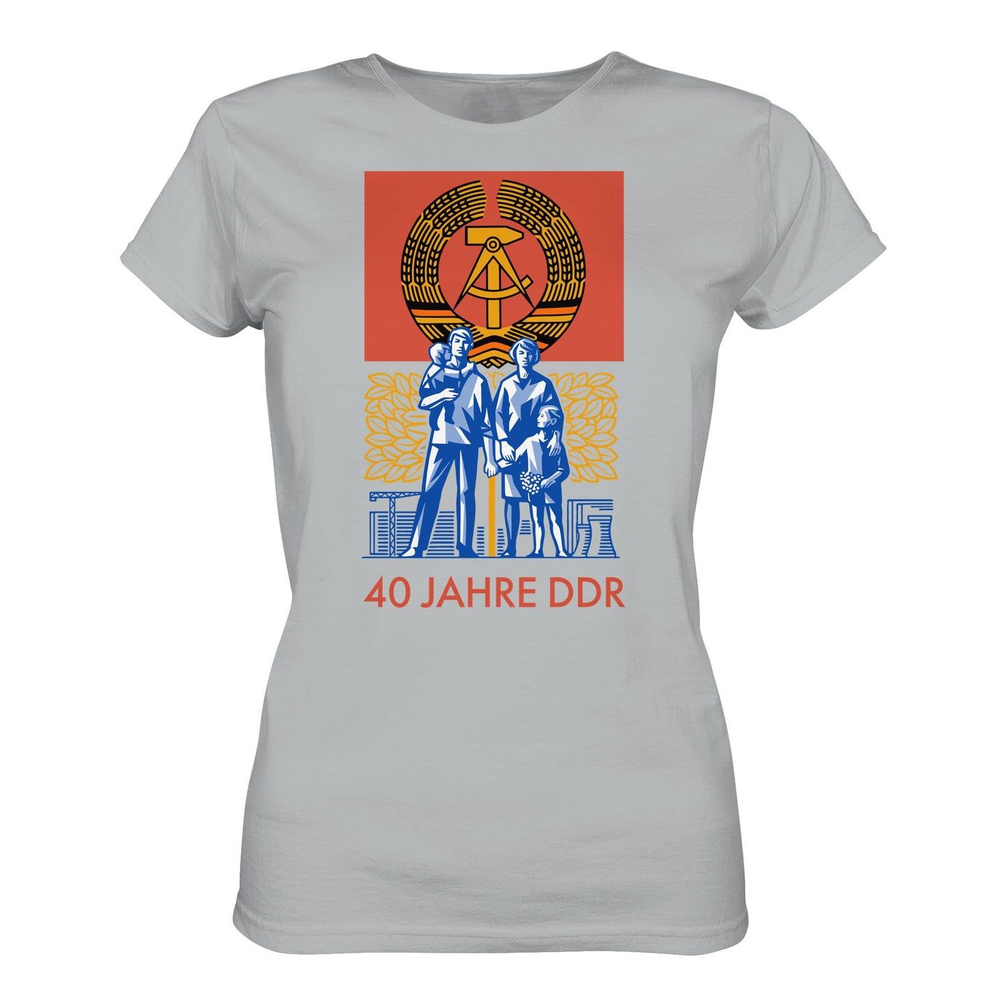 DDR Ostalgie Shirt Mädels • 40 JAHRE DDR (BRIEFMARKE)
