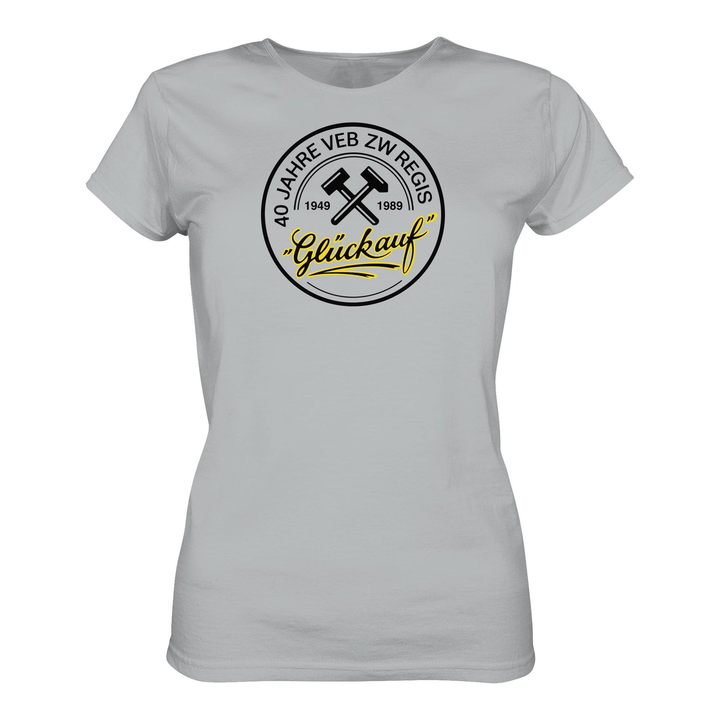 DDR Ostalgie Shirt Mädels • 40 JAHRE VEB ZW REGIS - GLÜCK AUF