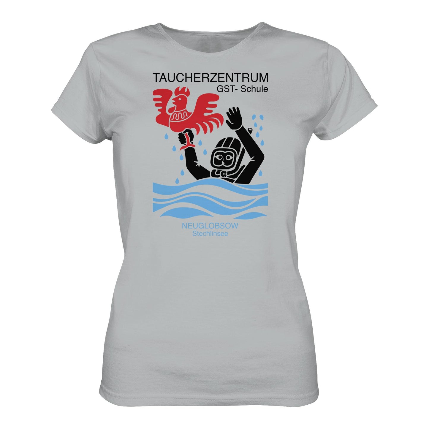 DDR Ostalgie Shirt Mädels • GST-TAUCHSCHULE NEUGLOBSOW STECHLINSEE