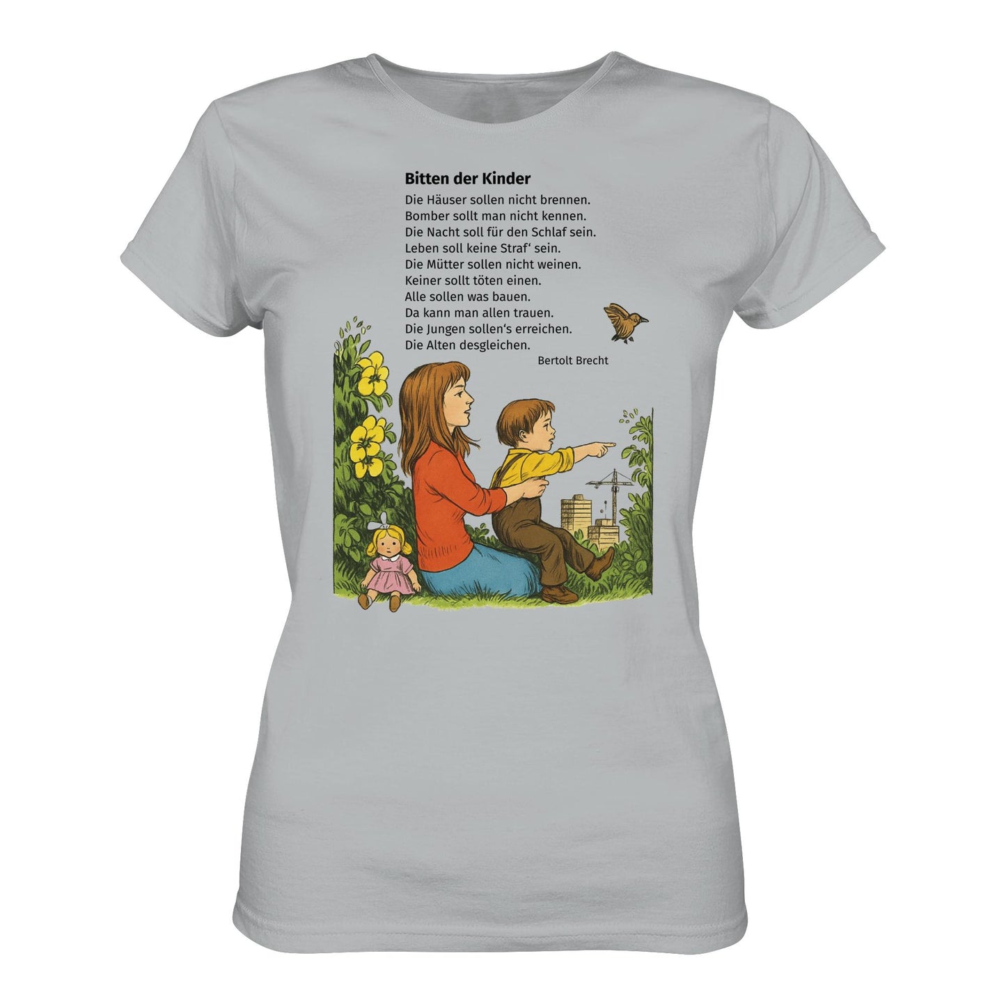 DDR Ostalgie Shirt Mädels • BITTEN DER KINDER - UNSERE FIBEL