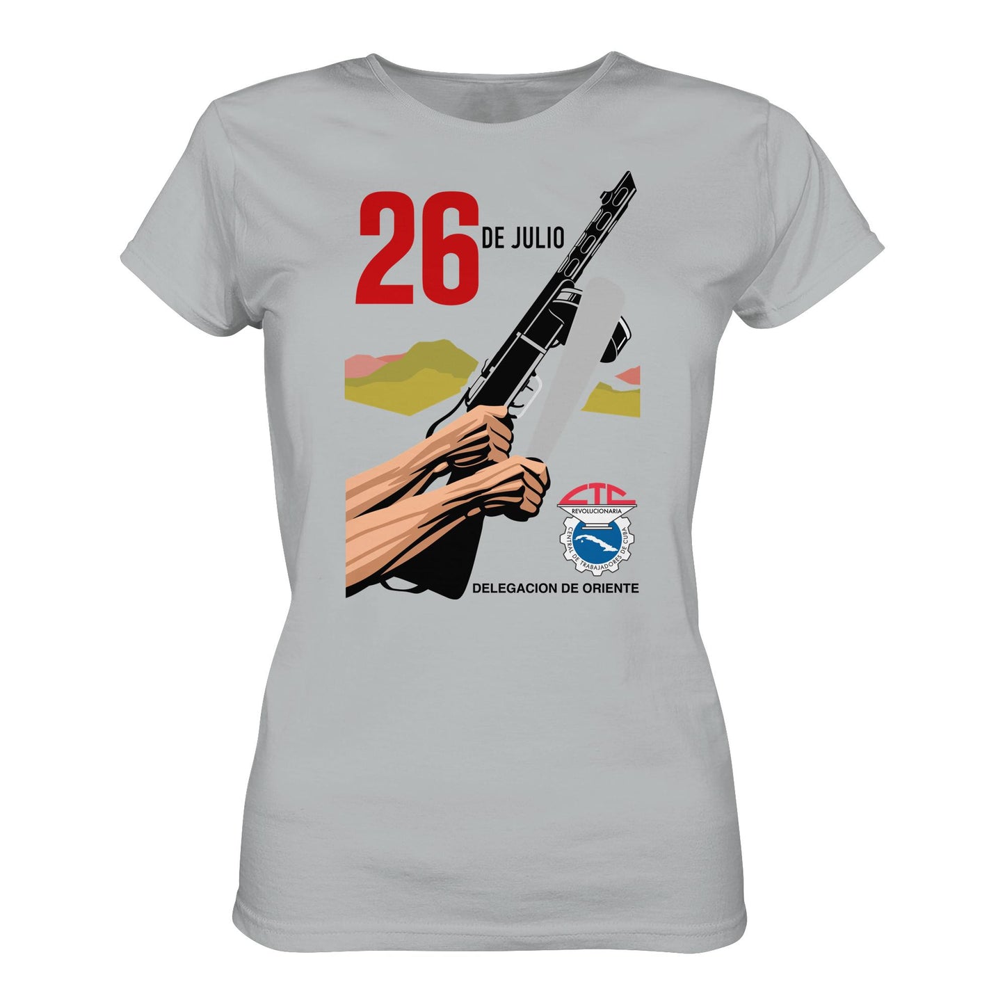 DDR Ostalgie Shirt Mädels • BEWEGUNG DES 26. JULI, KUBA (ORIGINAL POSTER)