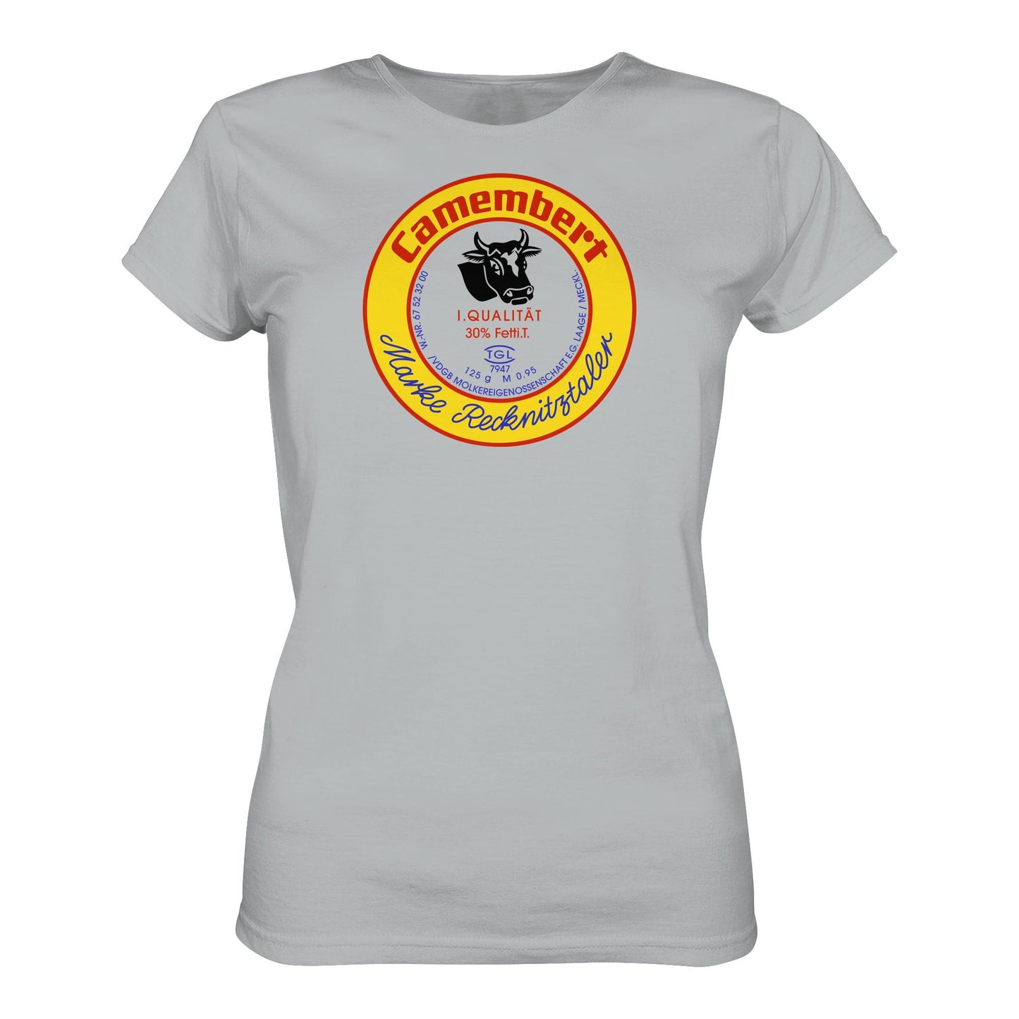 DDR Ostalgie Shirt Mädels • RECKNITZTALER CAMEMBERT - MOLKEREIGENOSSENSCHAFT LAAGE