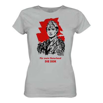 DDR Ostalgie Shirt Mädels • FÜR MEIN VATERLAND - DIE DDR (ORIGINAL GST-PLAKAT)