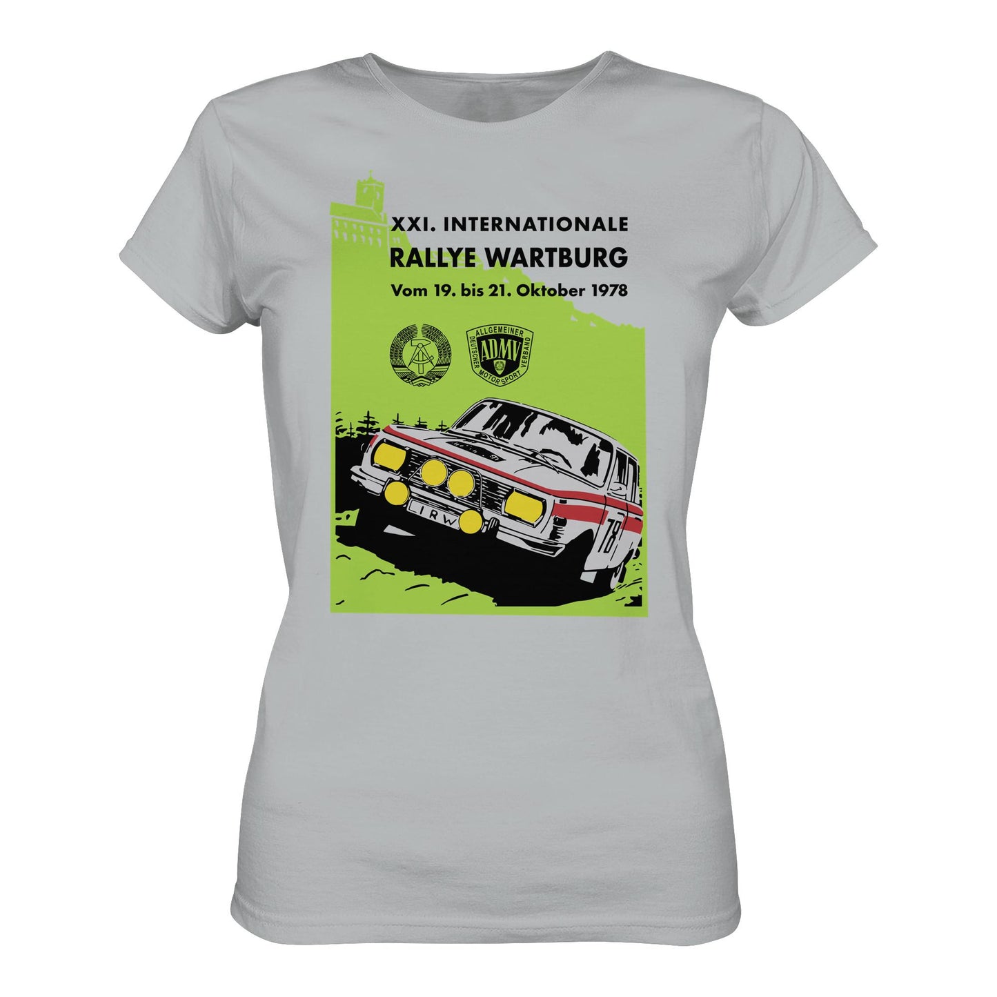 DDR Ostalgie Shirt Mädels • INTERNATIONALE RALLYE WARTBURG - 1978
