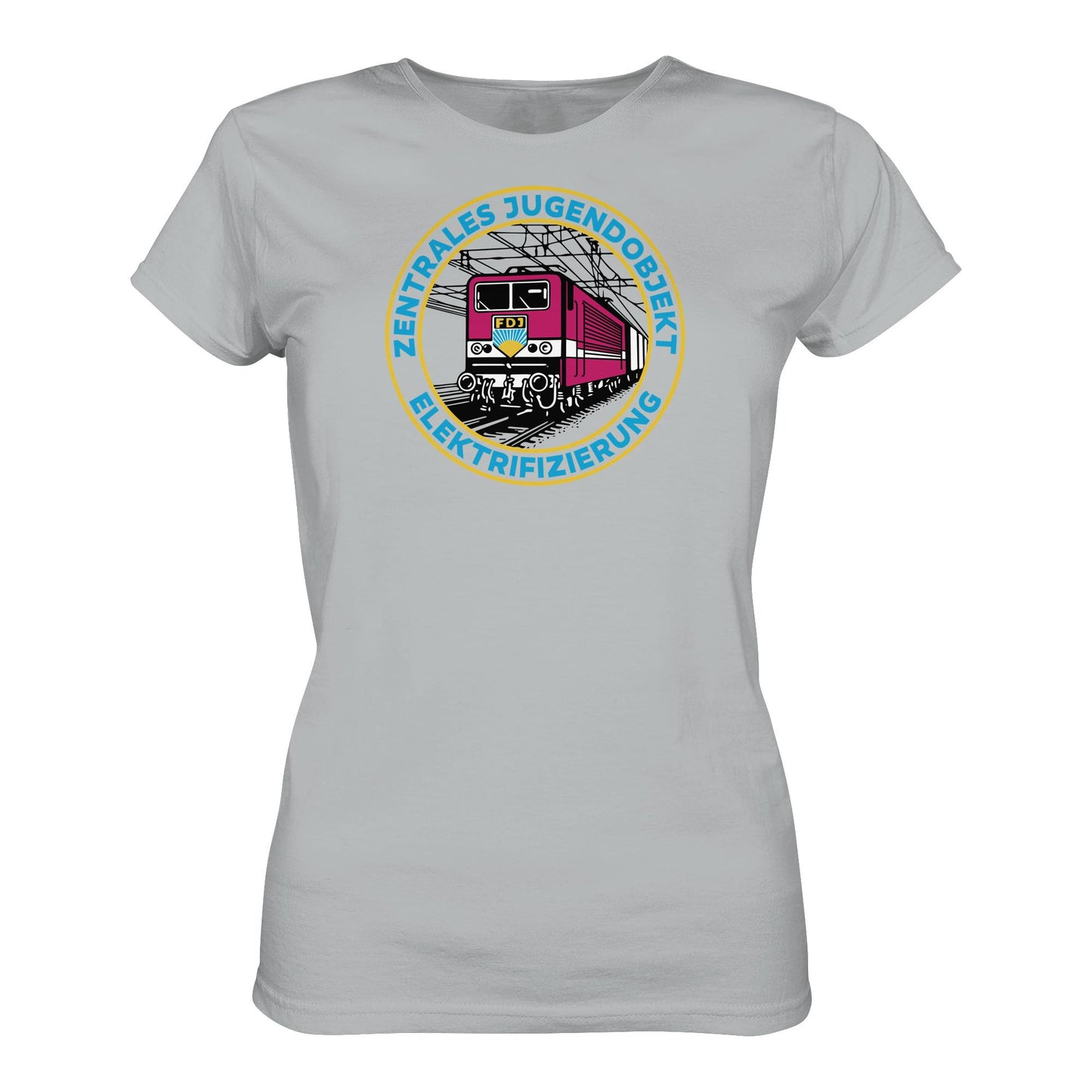 DDR Ostalgie Shirt Mädels • DR - FDJ ZENTRALES JUGENDOBJEKT ELEKTRIFIZIERUNG