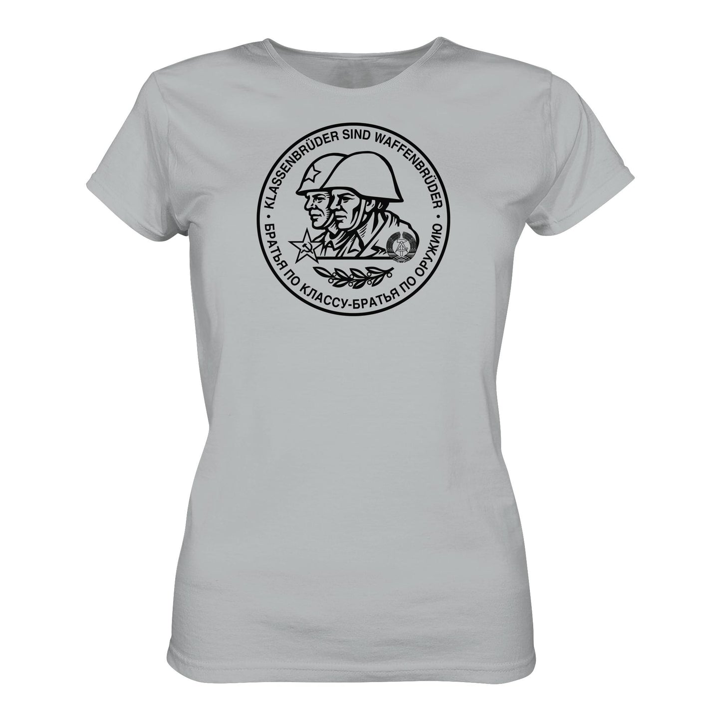 DDR Ostalgie Shirt Mädels • KLASSENBRÜDER SIND WAFFENBRÜDER (NVA)