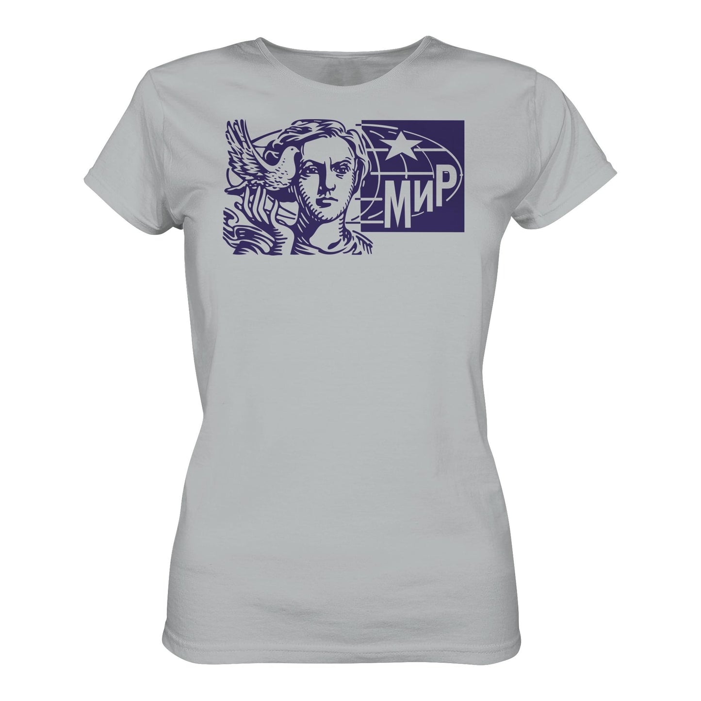 DDR Ostalgie Shirt Mädels • MIR - FRIEDEN (ORIGINAL BRIEFMARKE)
