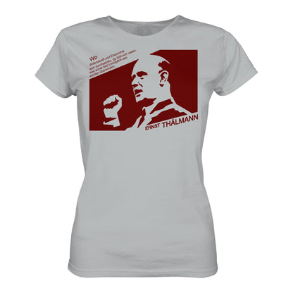 DDR Ostalgie Shirt Mädels • ERNST THÄLMANN - ORIGINAL DDR-PLAKAT