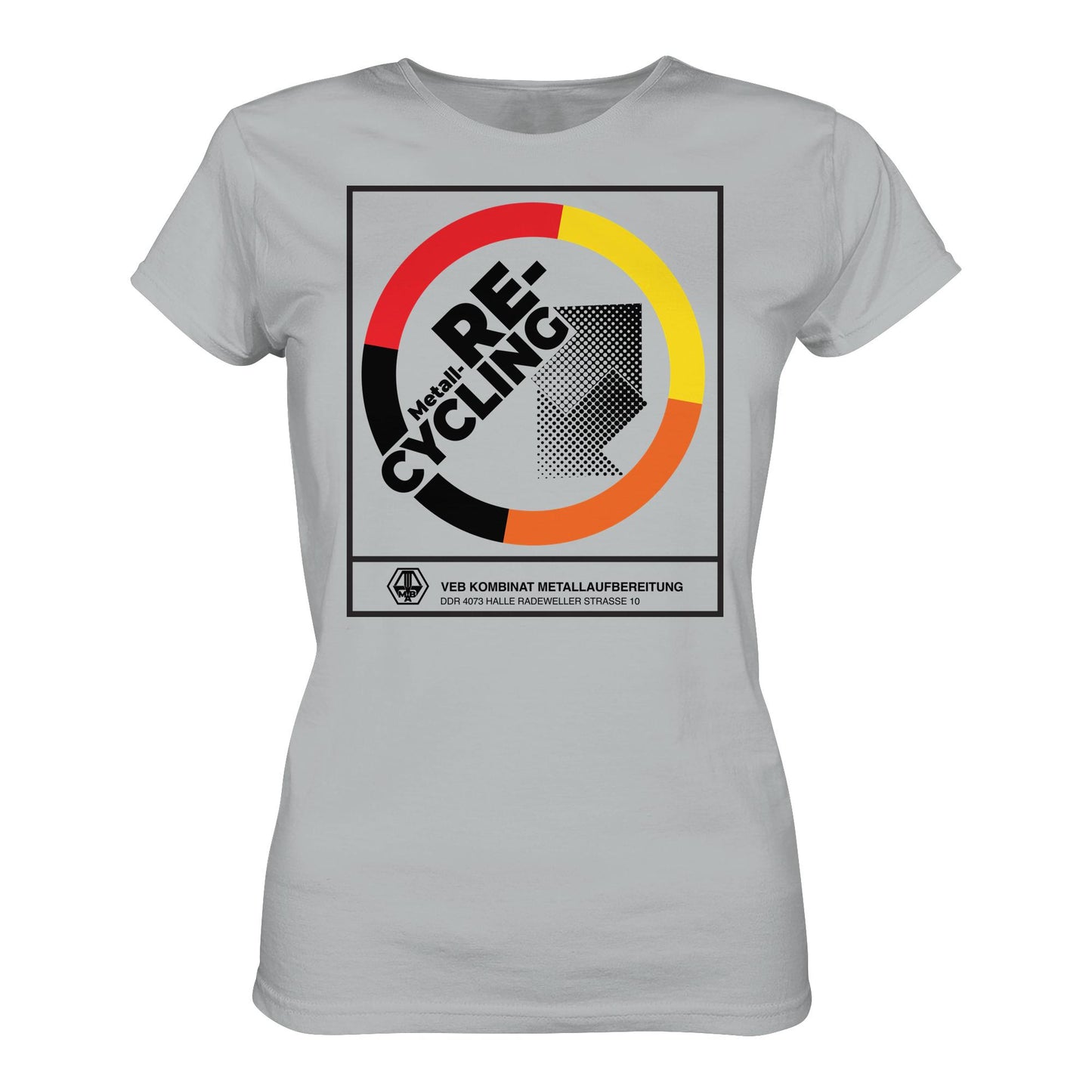 DDR Ostalgie Shirt Mädels • VEB KOMBINAT METALLAUFBEREITUNG HALLE