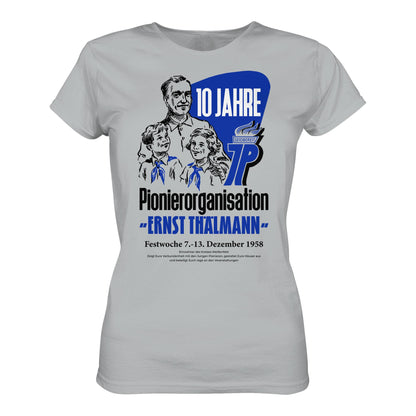 DDR Ostalgie Shirt Mädels • 10 JAHRE PIONIERORGANISATION 1958 - ORIGINAL ILLUSTRATION