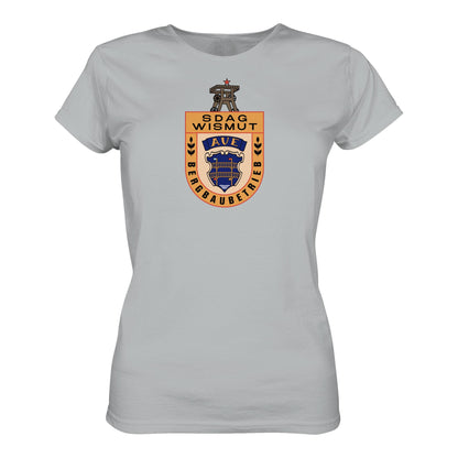 DDR Ostalgie Shirt Mädels • SDAG WISMUT AUE - ABZEICHEN