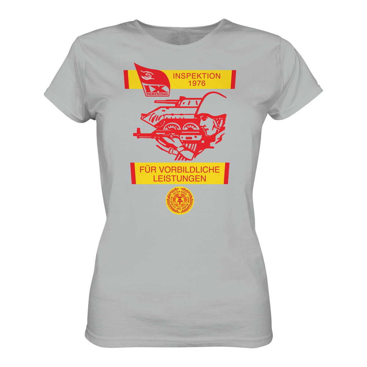 DDR Ostalgie Shirt Mädels • NVA - WIMPEL FÜR VORBILDLICHE LEISTUNGEN 1976