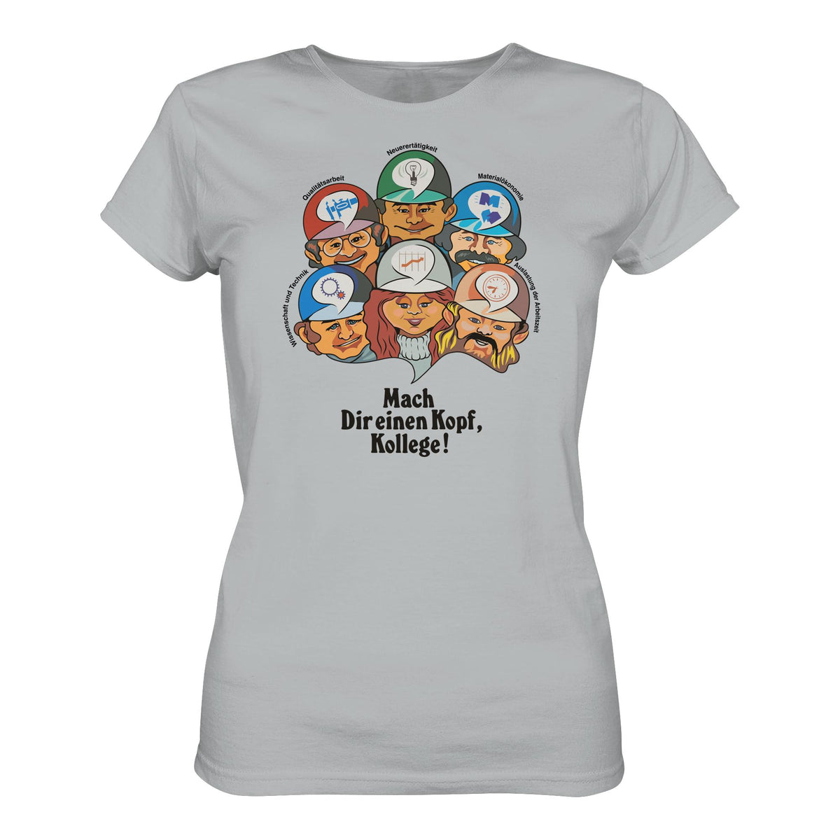 DDR Ostalgie Shirt Mädels • MACH DIR EINEN KOPF, KOLLEGE