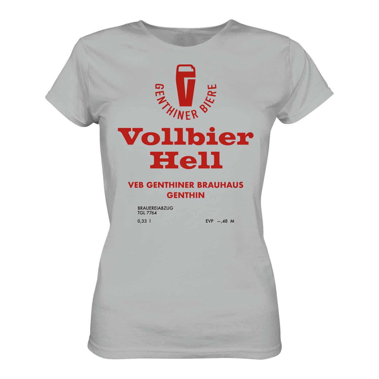 DDR Ostalgie Shirt Mädels • VEB GENTHINER BRAUHAUS