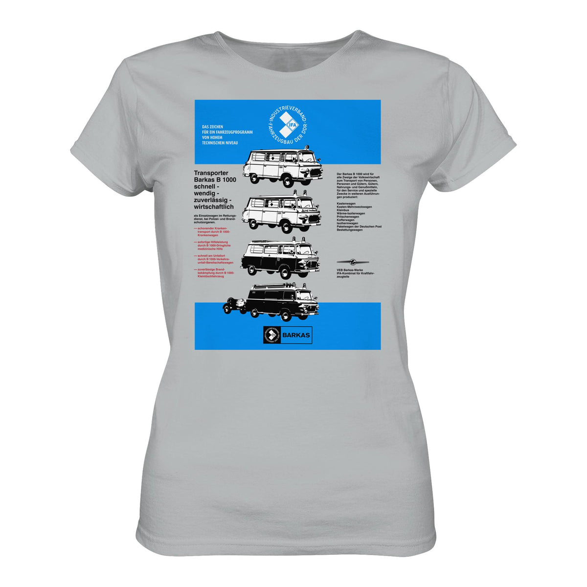DDR Ostalgie Shirt Mädels • IFA BARKAS B 1000 (ORIGINAL-PLAKAT)