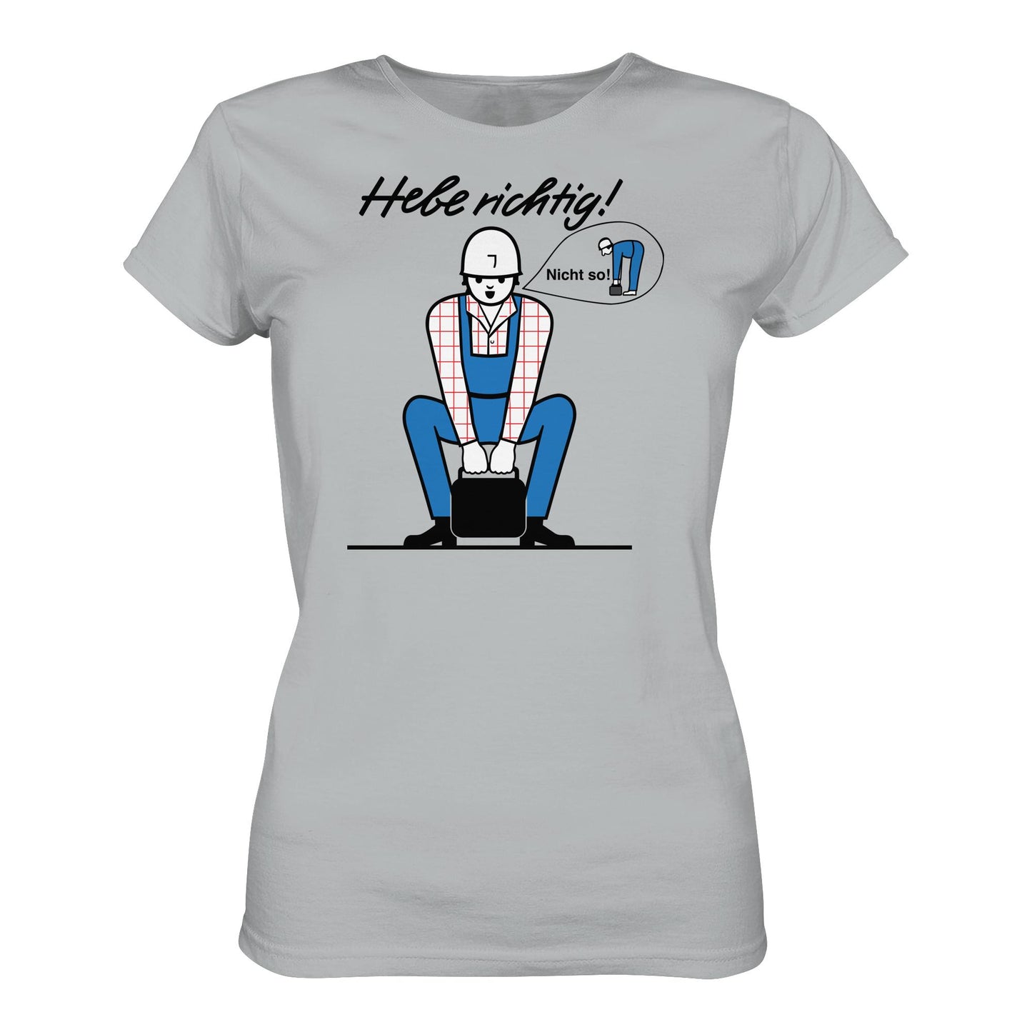 DDR Ostalgie Shirt Mädels • HEBE RICHTIG! (ORIGINAL SCHILD)