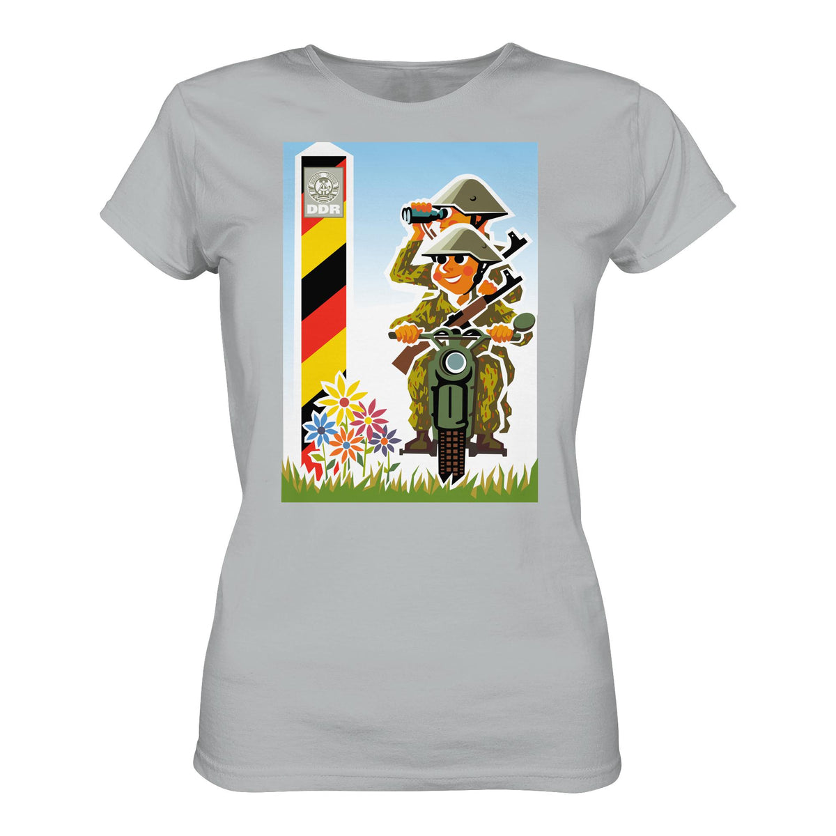 DDR Ostalgie Shirt Mädels • NVA-GRENZTRUPPEN (ORIGINAL-PLAKAT)