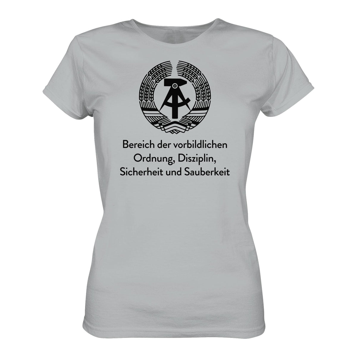 DDR Ostalgie Shirt Mädels • BEREICH DER VORBILDLICHEN ORDNUNG (ORIGINAL SCHILD)