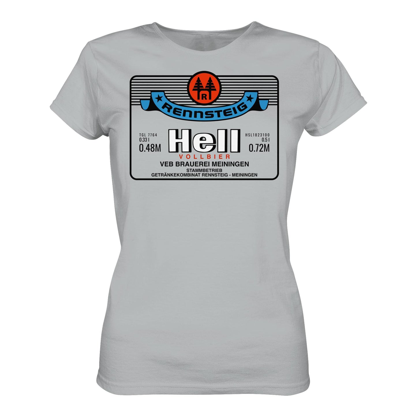 DDR Ostalgie Shirt Mädels • RENNSTEIG HELL - VEB BRAUEREI MEININGEN