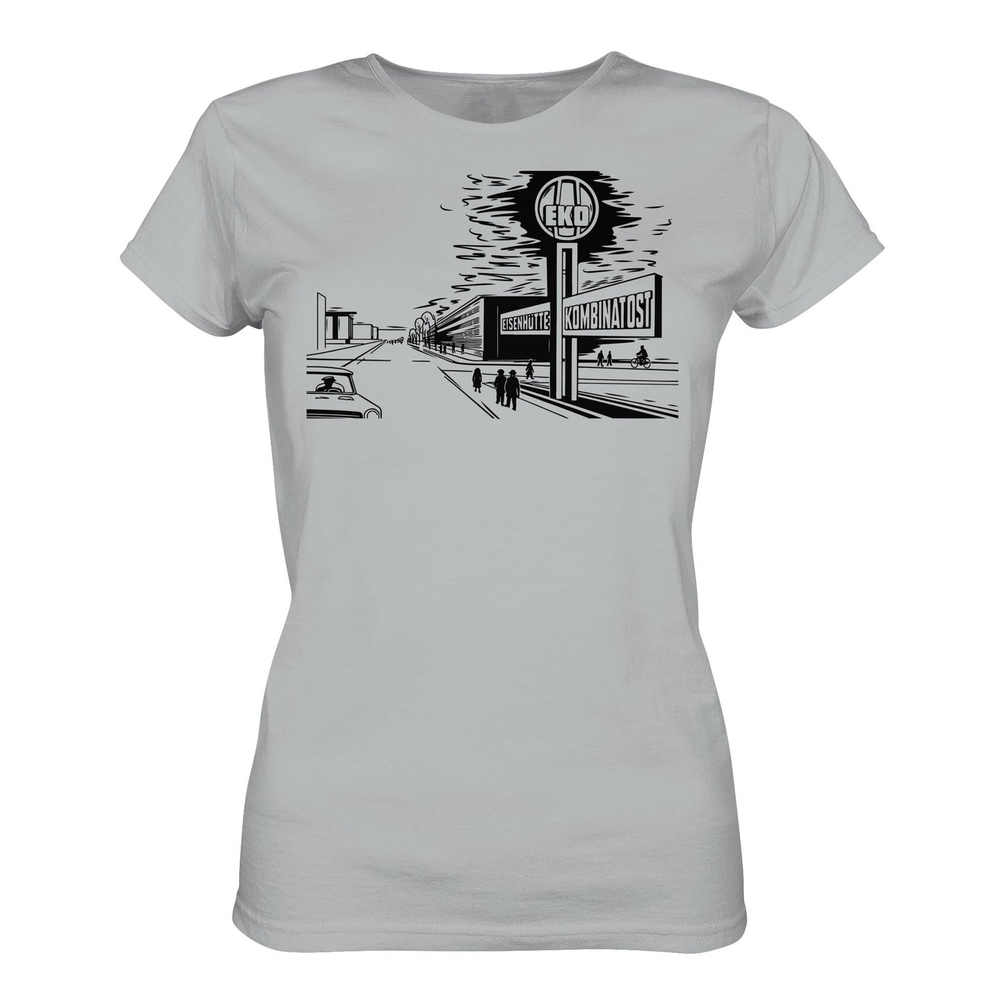DDR Ostalgie Shirt Mädels • EISENHÜTTENKOMBINAT OST (EKO) - ORIGINAL POSTSTEMPEL