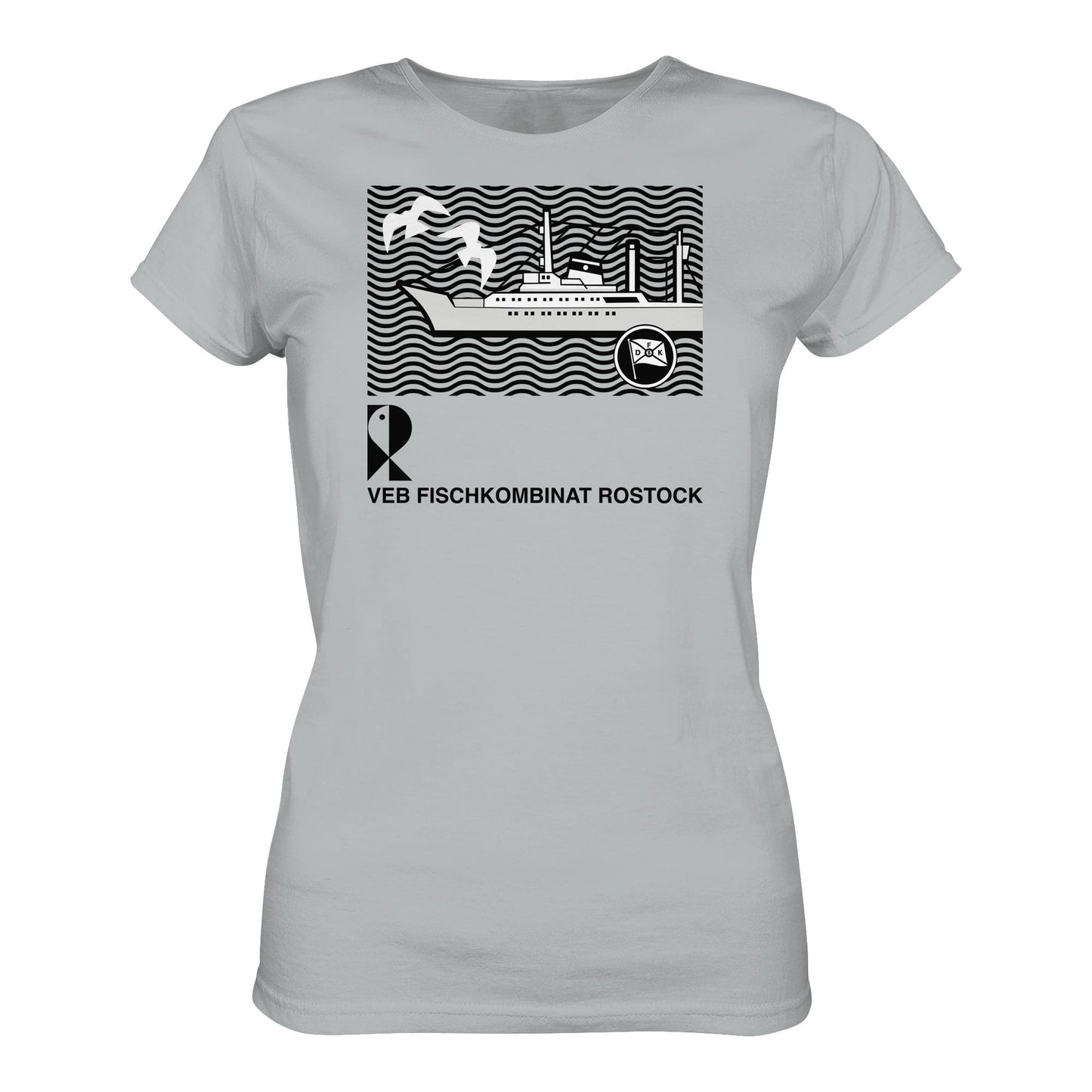 DDR Ostalgie Shirt Mädels • VEB FISCHKOMBINAT ROSTOCK