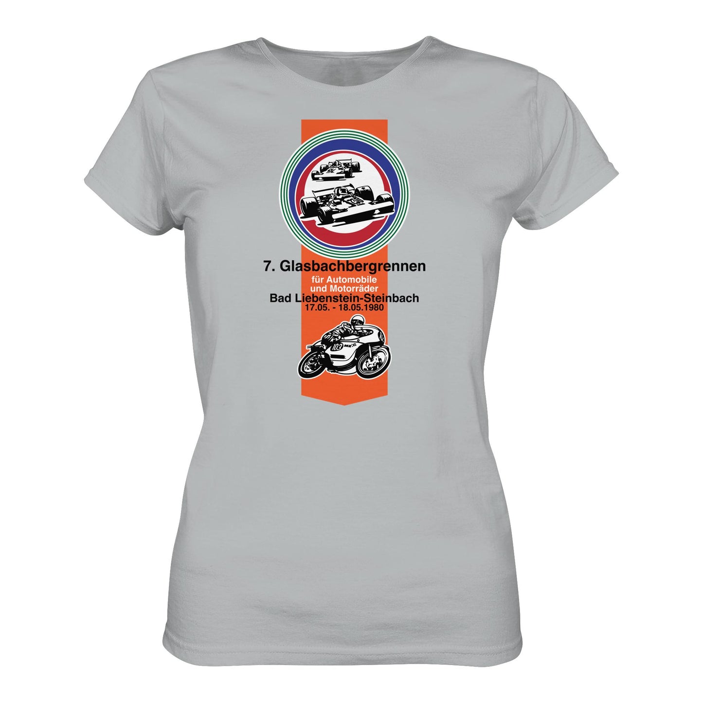 DDR Ostalgie Shirt Mädels • GLASBACHBERGRENNEN BAD LIEBENSTEIN (ORIGINAL WIMPEL)