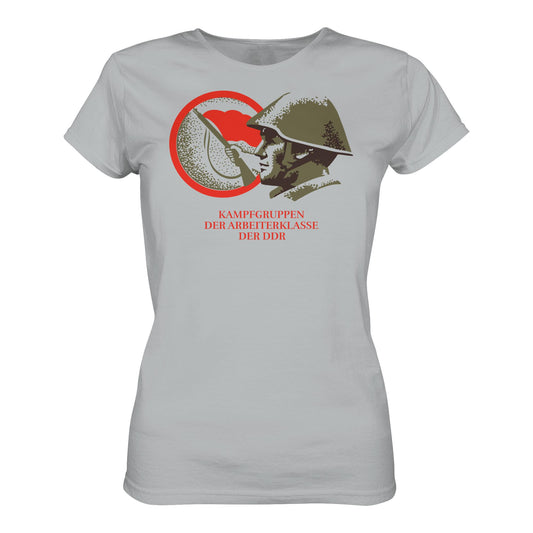 DDR Ostalgie Shirt Mädels • KAMPFGRUPPEN DER ARBEITERKLASSE (ORIGINAL BRIEFMARKE)