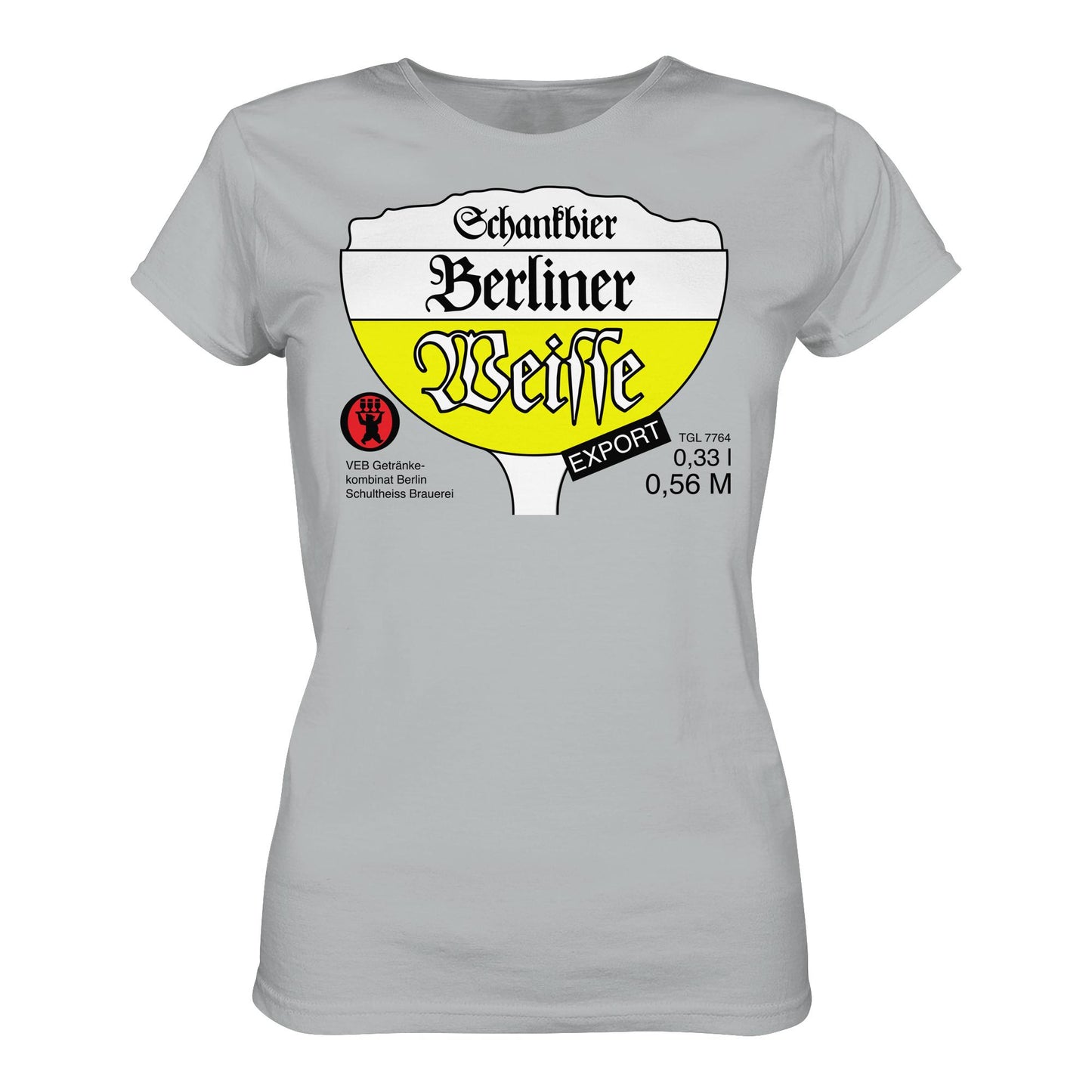 DDR Ostalgie Shirt Mädels • BERLINER WEISSE - VEB GETRÄNKEKOMBINAT BERLIN