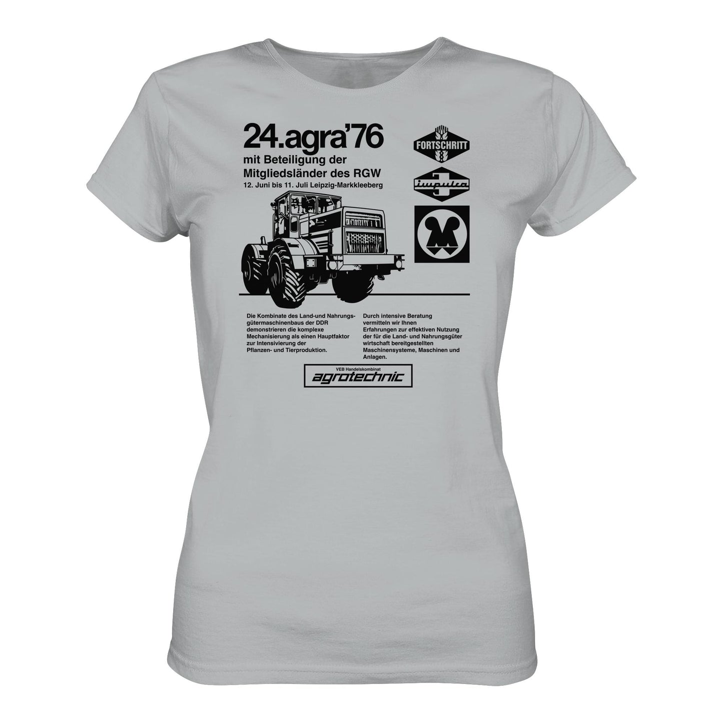 DDR Ostalgie Shirt Mädels • AGRA 1976, LEIPZIG-MARKKLEEBERG
