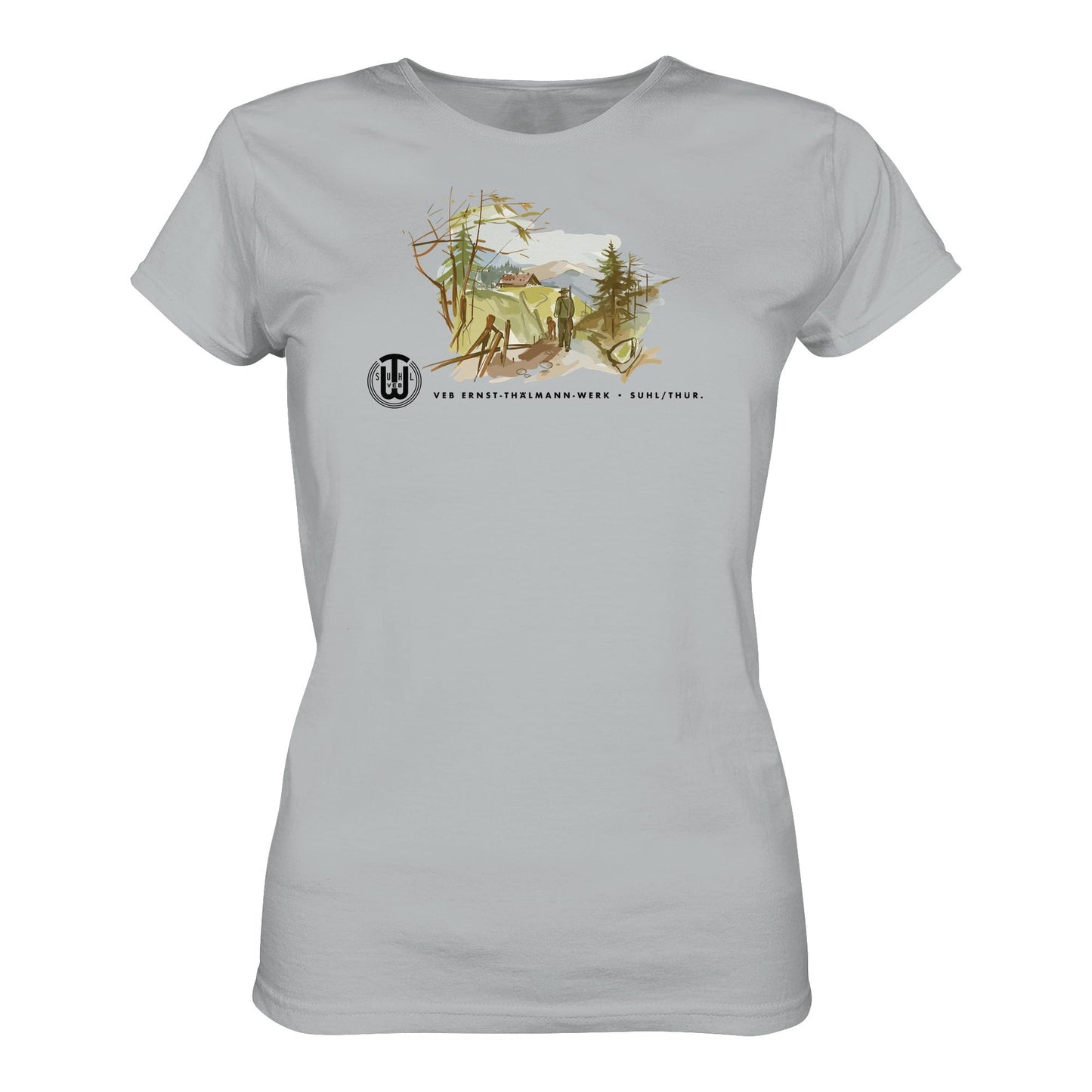 DDR Ostalgie Shirt Mädels • VEB SUHL ERNST-THÄLMANN-WERK (ORIGINAL-PROSPEKT)
