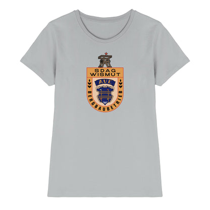DDR Ostalgie Shirt Mädels • SDAG WISMUT AUE - ABZEICHEN