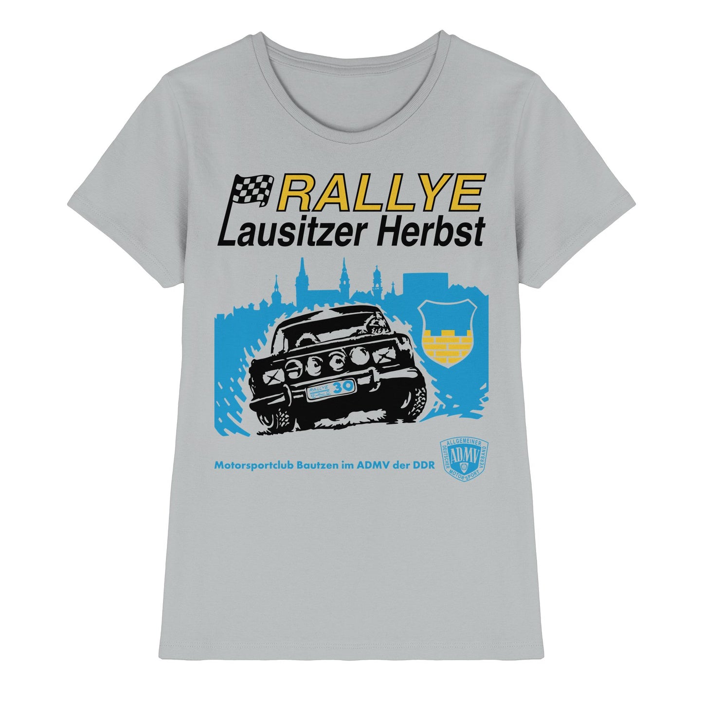 DDR Ostalgie Shirt Mädels • RALLYE LAUSITZER HERBST, MOTORSPORTCLUB BAUTZEN