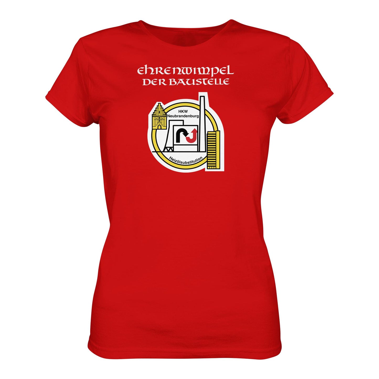 DDR Ostalgie Shirt Mädels • EHRENWIMPEL HKW NEUBRANDENBURG