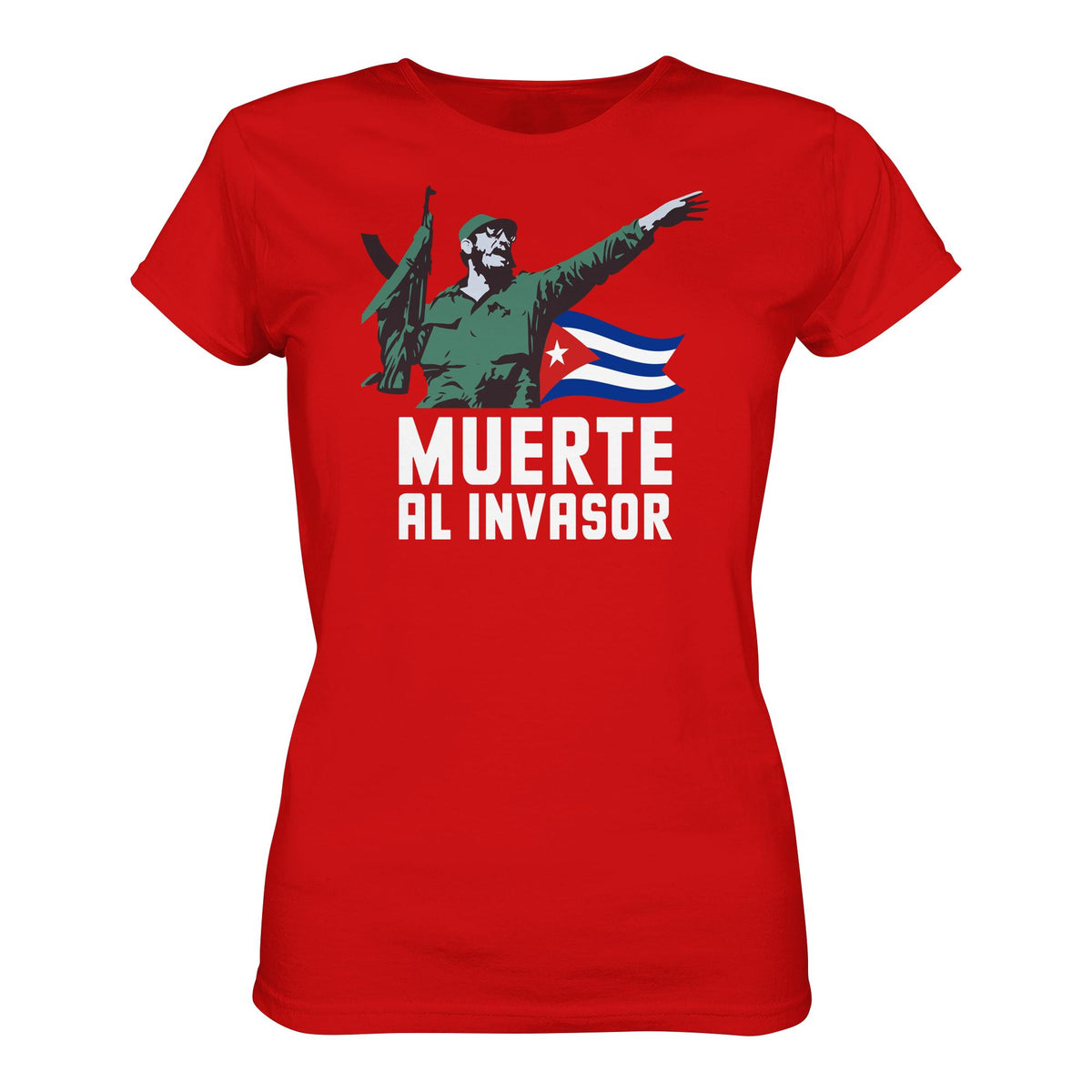 DDR Ostalgie Shirt Mädels • KUBA - MUERTE AL INVASOR
