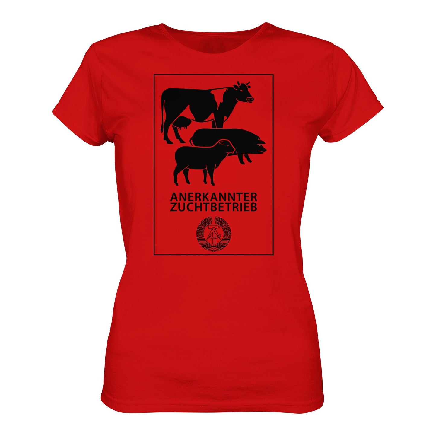 DDR Ostalgie Shirt Mädels • ANERKANNTER ZUCHTBETRIEB (ORIGINALSCHILD)