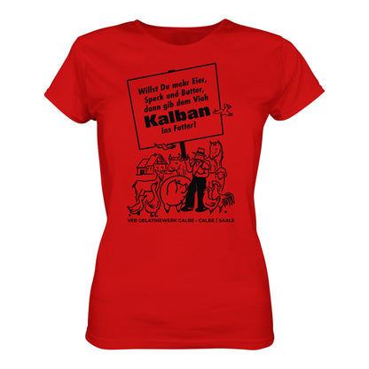DDR Ostalgie Shirt Mädels • KALBAN, VEB GELATINEWERK CALBE - ORIGINALPLAKAT