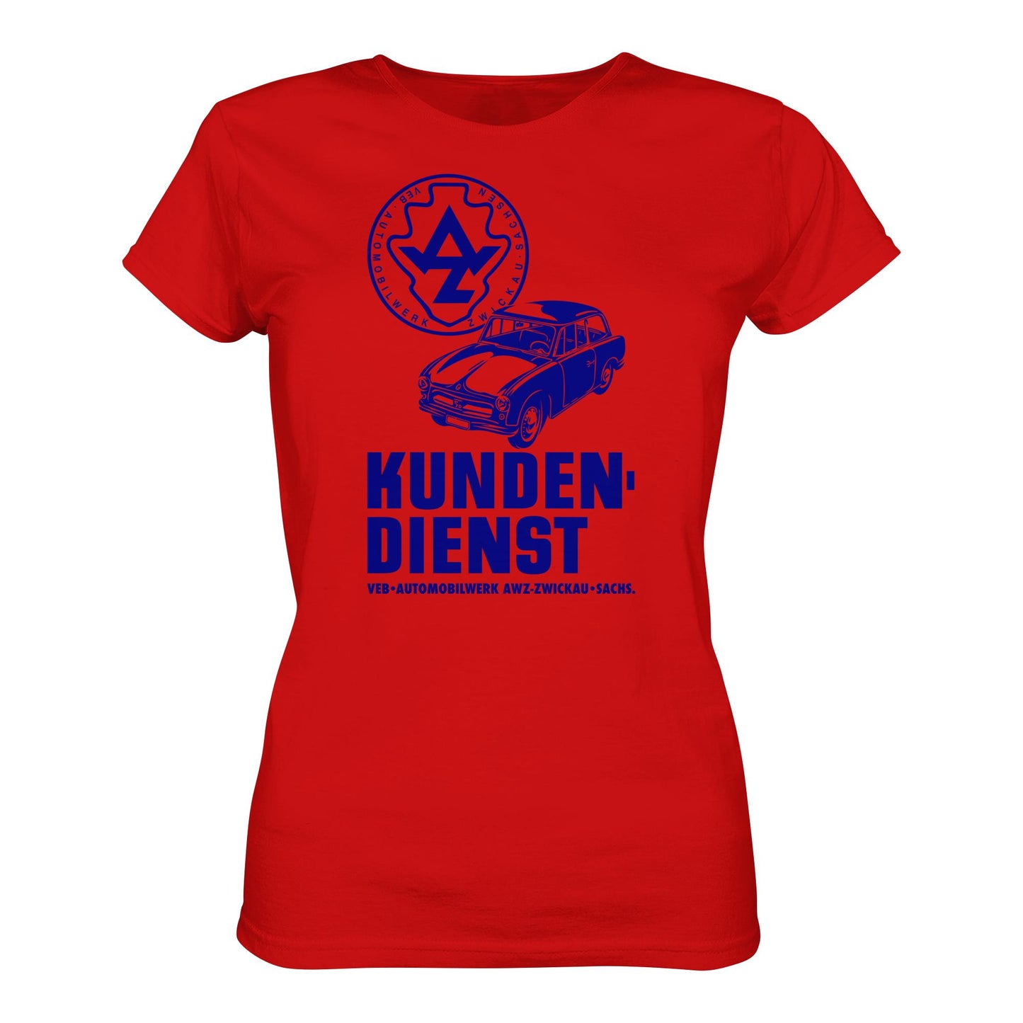 DDR Ostalgie Shirt Mädels • P70 KUNDENDIENST VEB AWZ ZWICKAU
