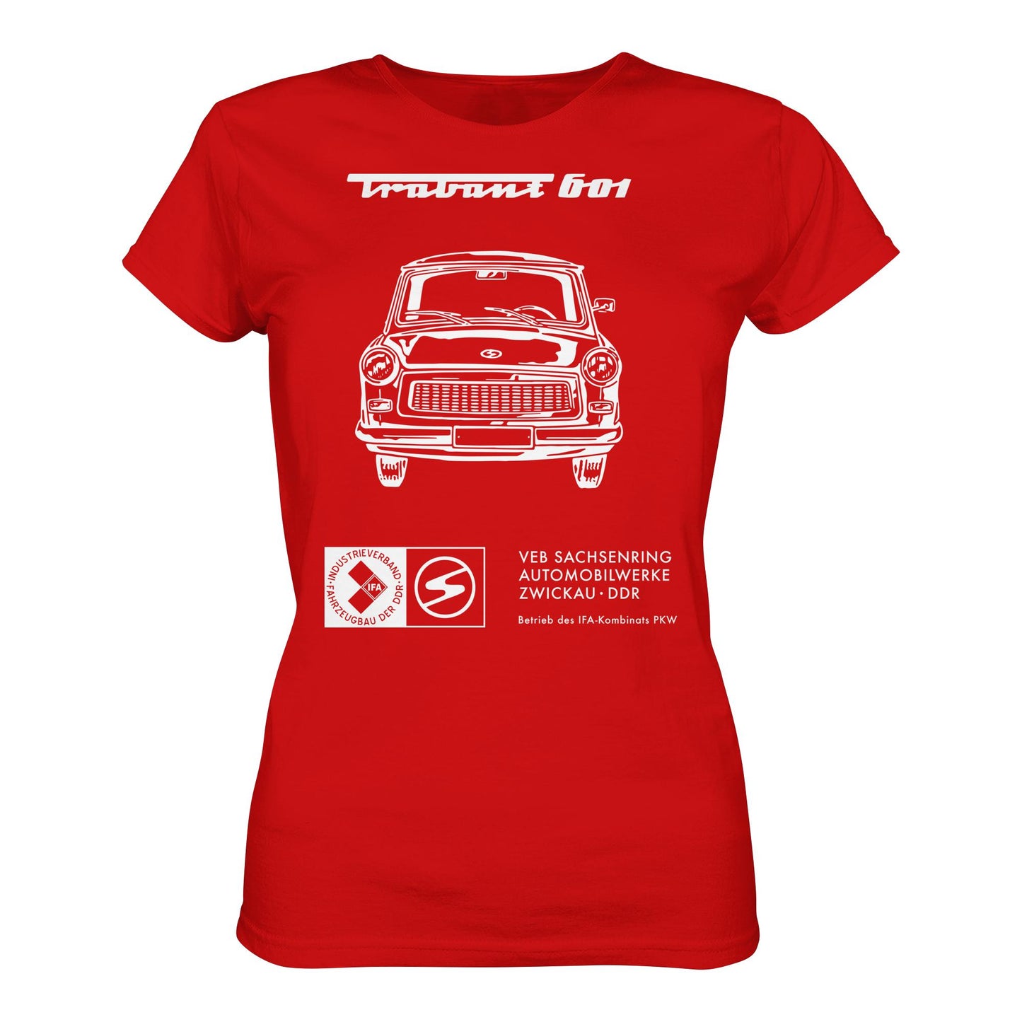 DDR Ostalgie Shirt Mädels • TRABANT 601 (ORIGINAL TITEL BETRIEBSANLEITUNG)