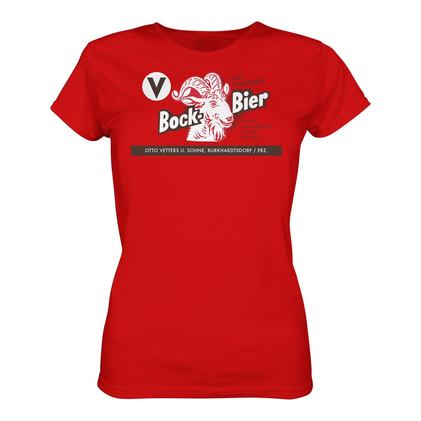 DDR Ostalgie Shirt Mädels • BOCKBIER - OTTO VETTERS ERZGEBIRGE